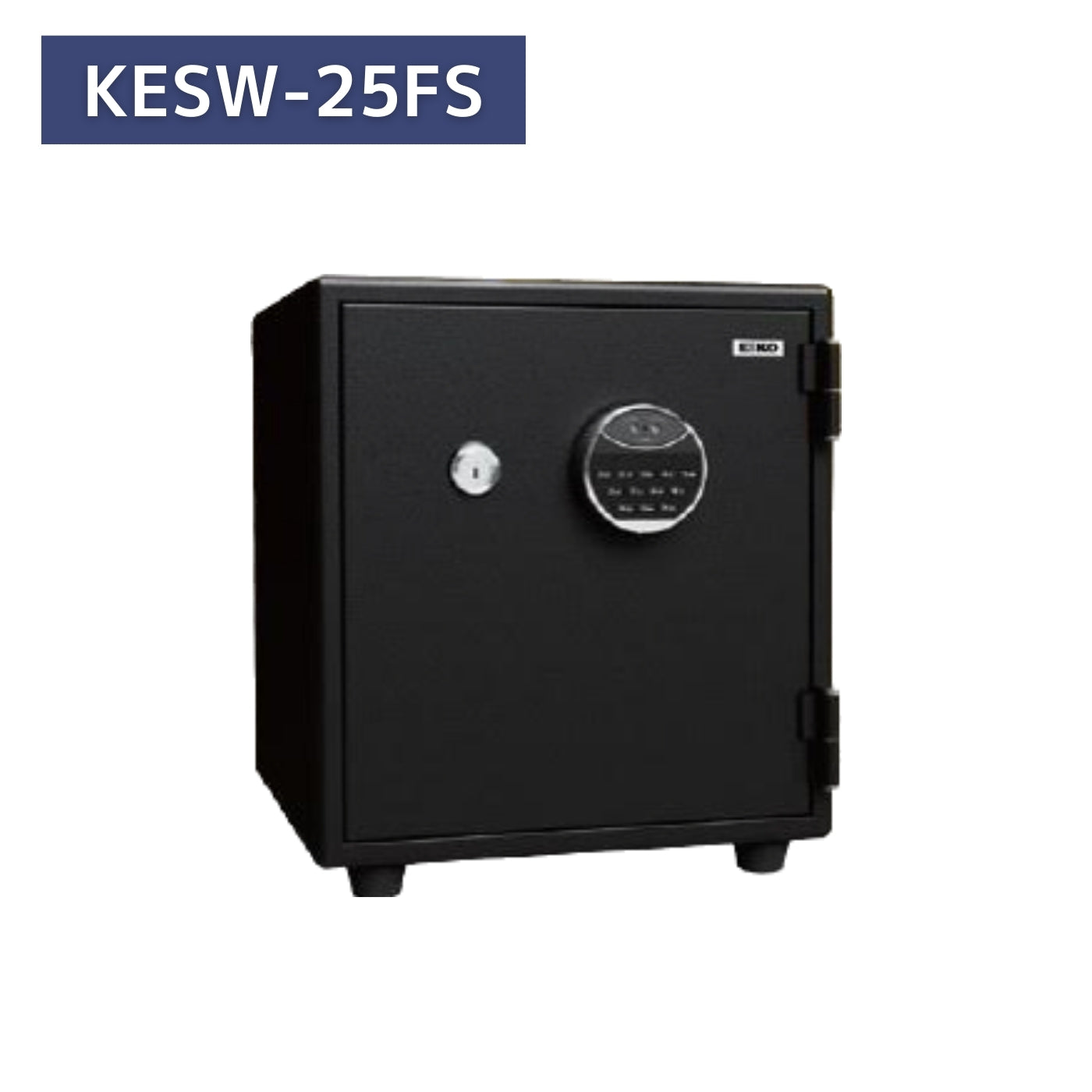 エーコー 小型顔認証FS式耐火金庫 KESW-25FS【メーカー直送品】 【送料