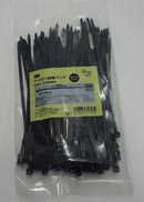 3M ナイロン結束バンド 屋外用 幅4.8mmX長さ200mm 100本入 黒 NBO-200MM