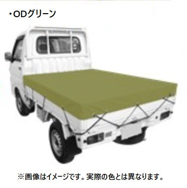 ユタカメイク カラートラックシート ODグリーン 約1.8mx2.1m CTS-114