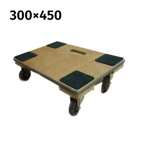 アイネット 木製平台車静車輪 IK50101