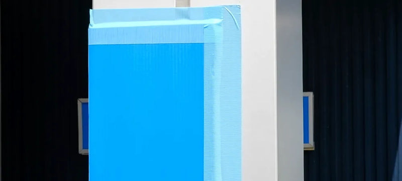 ダイヤテックス パイオラン 建築養生テープ 50mmx25m Y-09-SB-50 スカイブルー
