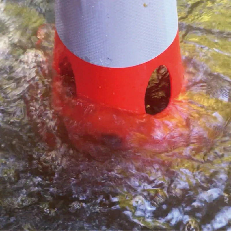 CAR BOY 穴あきコーン レッド CHRK-700RE／ブルー CHRK-700BL／グリーンイエロー CHRK-700GY 1個 水害 災害 テロ対策 PVC SDGs