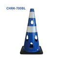 CAR BOY 穴あきコーン レッド CHRK-700RE／ブルー CHRK-700BL／グリーンイエロー CHRK-700GY 1個 水害 災害 テロ対策 PVC SDGs