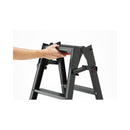 長谷川工業 梯子兼用脚立 ブラック RHB-18