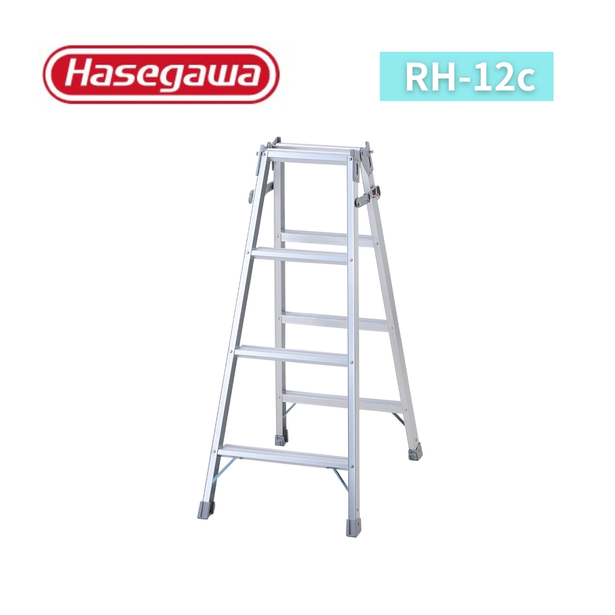 長谷川工業 ステップ幅広兼用脚立 RH-12c