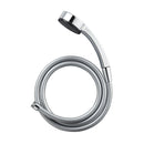 SANEI シャワーセット 節水25% メッキシャワヘッド メタリック調ホース1.6m アダプター付 PS3950-CTA-CC シルバー