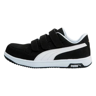 【送料無料】【帆布バッグ付】 PUMA(プーマ) セーフティシューズ ヘリテイジ エアツイスト2.0 ブラック ロー フック＆ループ 26.5cm 64.205.0