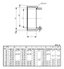 東栄管機 DV継手 異径ソケット125X65【お取り寄せ商品】