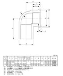 東栄管機 HI継手 給水栓用エルボ 呼び径25
