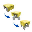 アルインコ ステップキューブ 【当社在庫品】 樹脂製作業台 幅500×奥行500×高さ288mm SC50_N3 作業用 踏み台 足場台 段ボールで梱包して配送