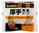 スリーエムジャパン スコッチ 厚手両面テープ 幅25mmX長さ15m PAD-25