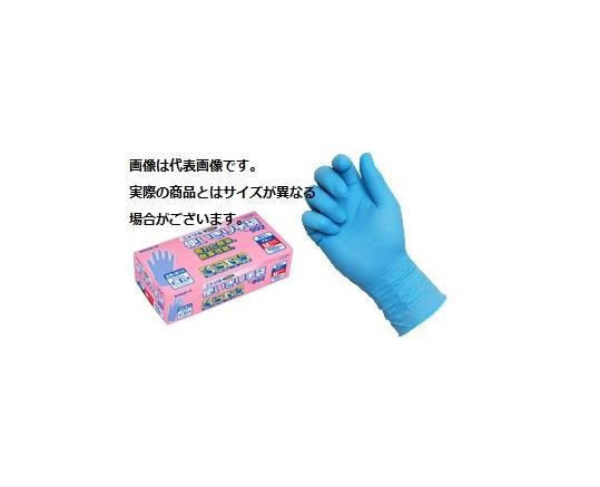 エステー ニトリル使いきり手袋 粉なし NO.992 Lサイズ ブルー