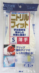 エステー ニトリルフィット 薄手 N0.330 S ホワイト