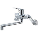 SANEI 壁付シングルレバー混合栓 K1712E2-13　　【すぐに施工出来ます！5mシールテープおまけ付】