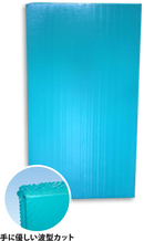 酒井化学工業 トラック用緩衝材 ミナスペーサー隙間梅太郎 ライト 10枚入 厚み約40mmX横900mmX高さ1200mm ライト規格 端面被覆処理あり（両面フィルム被覆）4角コーナーカット無し TBL40912